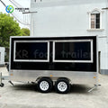 Food Carts and Food Trailer Trucks with Full Kitchens Gas Chicken Grills and Rotating Restaurant Equipment
