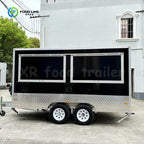 Food Carts and Food Trailer Trucks with Full Kitchens Gas Chicken Grills and Rotating Restaurant Equipment