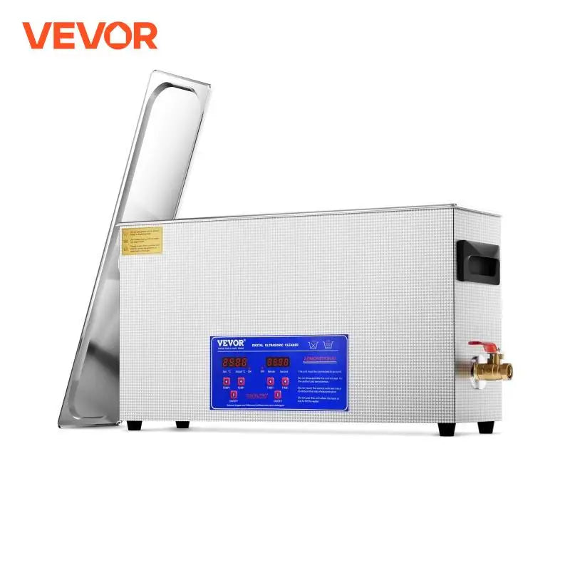 VEVOR 2-30L Ultrasonic Cleaner Digital Ultrasound Cleaning Machine with Upgraded Degassing and Gentle Mode for Jewelry Glasses