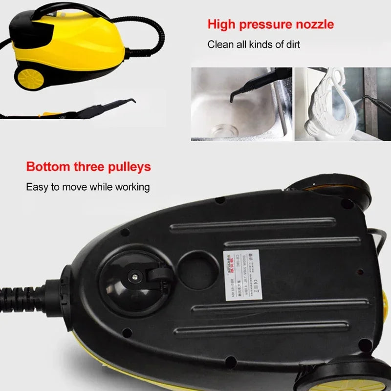 2000W Electric Steam Cleaner 220V Multifunctional High-temperature Sterilization and Disinfection Steam Cleaner for Car & Home