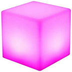 30 cm LED Leuchtwürfel Hocker Tisch RGB Farbwechsel Garten Leuchte Sitzhocker 16 RGB einstellbare Lichtfarben Stimmung Party
