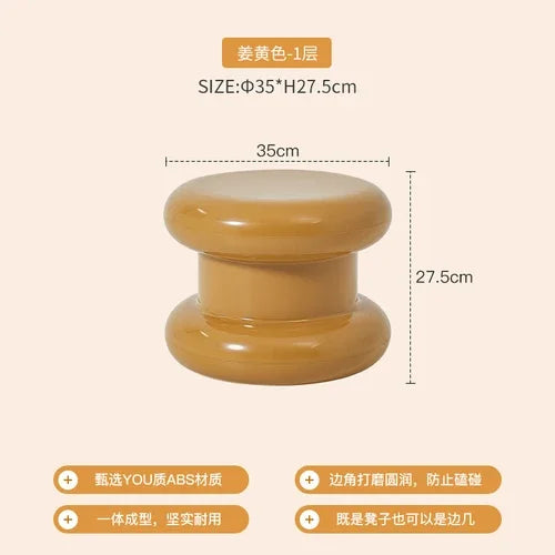 Home Shoe Changing Stool Ins Style Low Stool Sofa Side Table Nordic Modern Minimalist Living Room Creative Small Round Stools