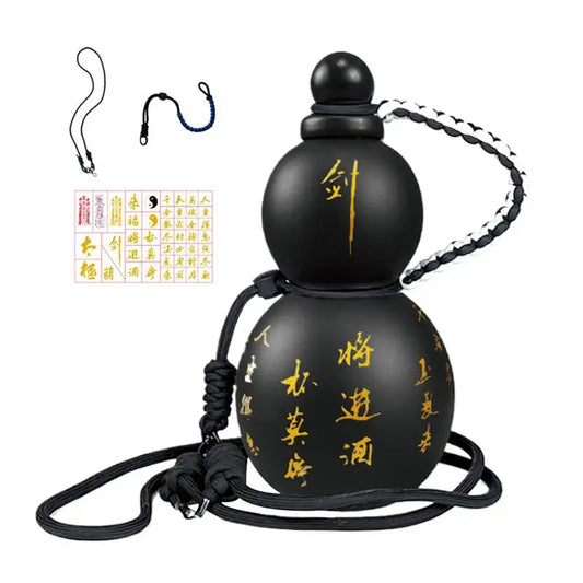 Unique Chinese Retro Gourd Bottle - 900ml Water Cup