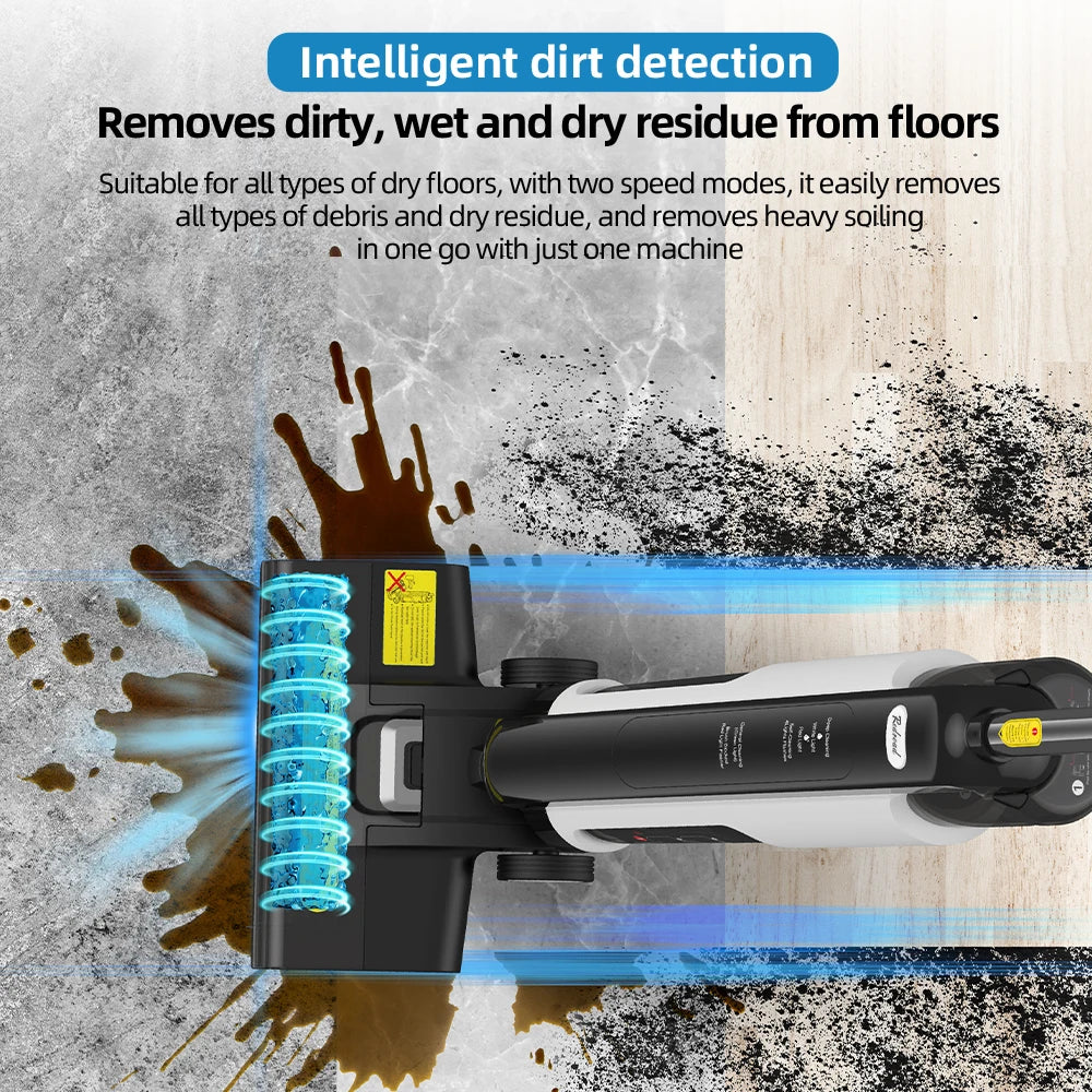 Redkey W12 SE Cordless Wet Dry Vacuum Cleaner Multi-Surface Smart Wireless Vacuum Floor Washer Self-Cleaning Drying for Home