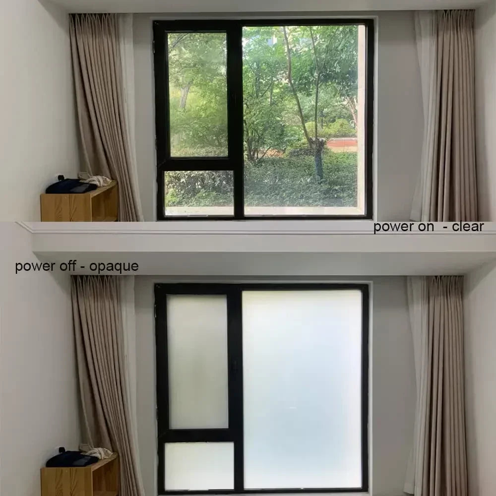 PDLC Smart Glass Window Film Electrochromic Tint Film with Remote Customized Size Switchable Glass Film