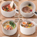 220V Multifunctional Electric Cooker Ceramic Pot Household Low-Power Student Dormitory Rice Cooker Noodle Soup With Steamer Pot