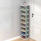 CreativeShoe Rack,Home Dormitory Economical and Space-saving Storage Plastic Multi-layer Shelf,Small Shoe Cabinet