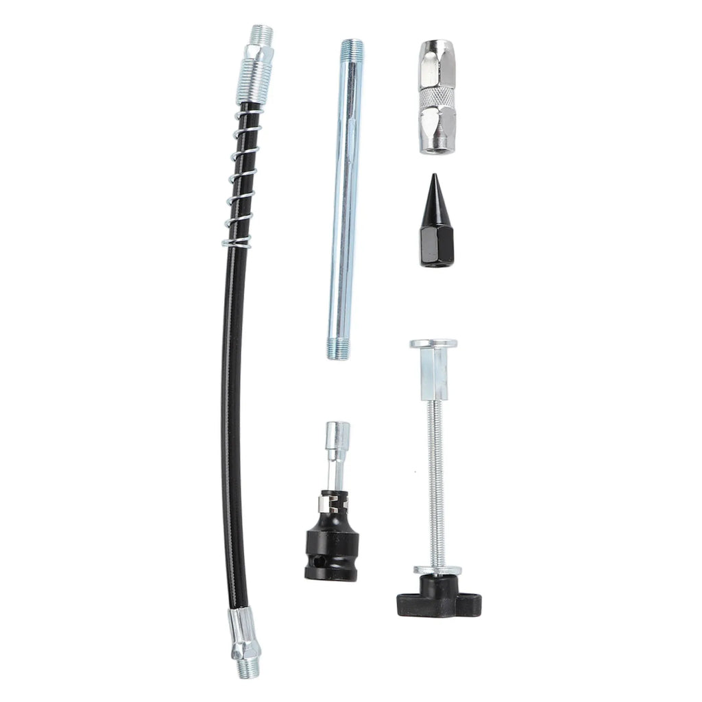 Split Type Grease Gun Head Electric Drill to Grease Gun Adapter Attachment Kit 600CC Capacity 12000PSI Grease Gun Attachment