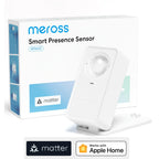 Meross US Matter WiFi Human Presence Sensor  Radar Detector With Luminance /Distance Detection Sensor For Smart Home