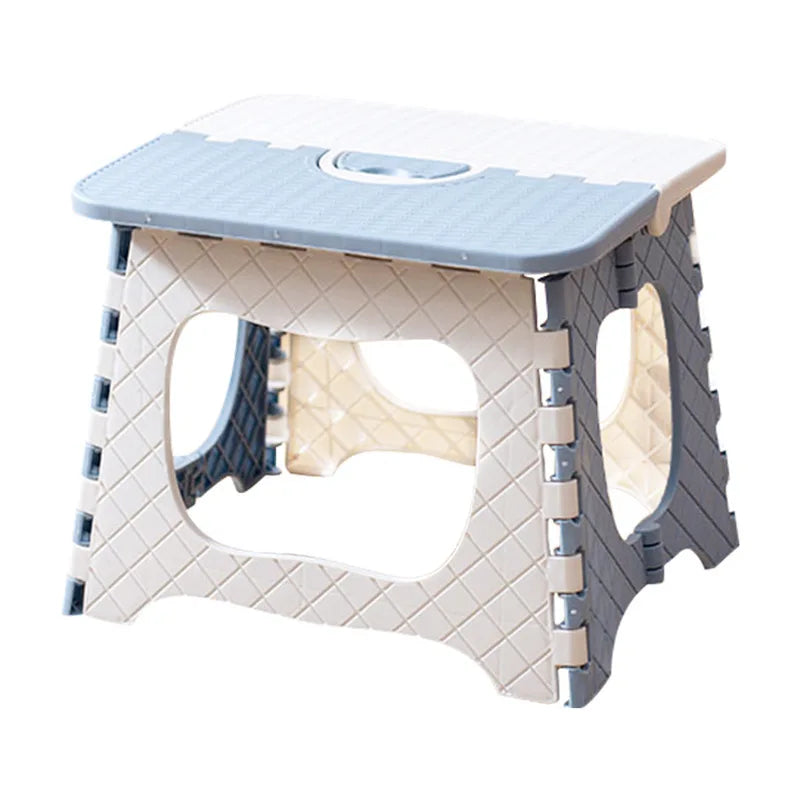 Children's Folding Stool Great Lightweight Portable Folding Stool Small Footstool with Handles Outdoor Travel Stool Homewares