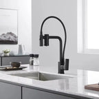 Filtered Kitchen Sink Faucet Pure Water Tap Spout 2 Models Spout Deck Mount Single Handle Cold Hot Water Mixer Washing Tub Crane
