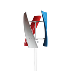 For Homeuse Vertical Axis Wind Power Turbine Generator 2KW 12V 24V 48V Low Noise Upright Windmill for Farm Seashore Boat