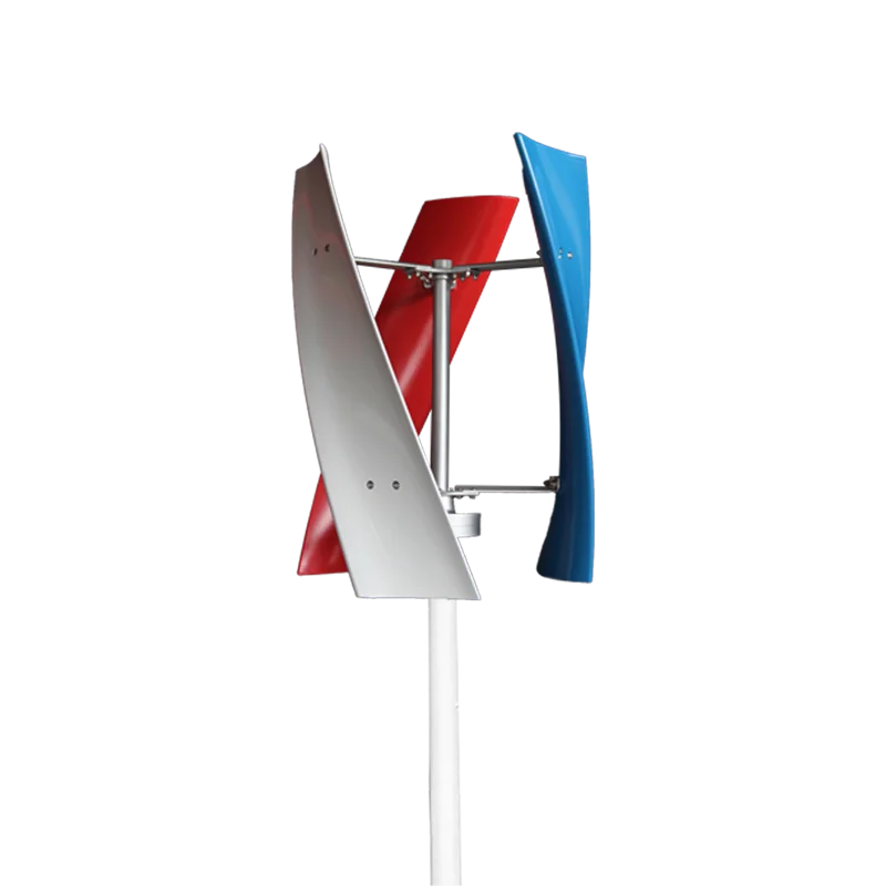 For Homeuse Vertical Axis Wind Power Turbine Generator 2KW 12V 24V 48V Low Noise Upright Windmill for Farm Seashore Boat