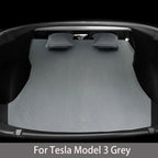 For Tesla Model 3 Model Y 2017-2025 Inflatable Air Mattress Outdoor Camping Inflatable Special Suede Fabric Car Travel Bed