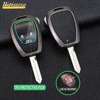Zinc Alloy +Tpu Car Key Case For Jeep Wrangler Compass Patriot Liberty Chrysler 300 PT Dodge JCUV Caliber Nitro Accessories