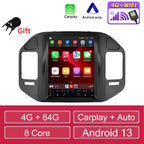 For Mitsubishi Pajero V60 V68 V73 1999-2006 Tesla style Screen Android 13 Carplay Car Radio Multimedia Player Navigation Auto