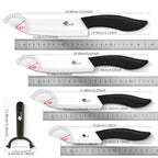 Ceramic Knives Set 3 4 5 6 Inch Chef Utility Paring Knife Fruit Slicer White Zirconia Blade with Peeler Kitchen Cutting Tools