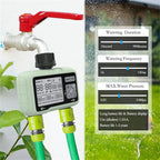 Eshico HCT-326 Super Timing 2-Outlet Water Timer Precisely Watering Up Outdoor Automatic Irrigation Fully Adjustable Program