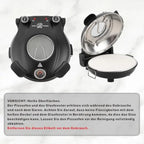 Klaif Electric Pizza Maker, 420℃, 1200 Watt, 5 Separate Temperature Levels, Flame Resistant Stone Plate 1200W 31cm