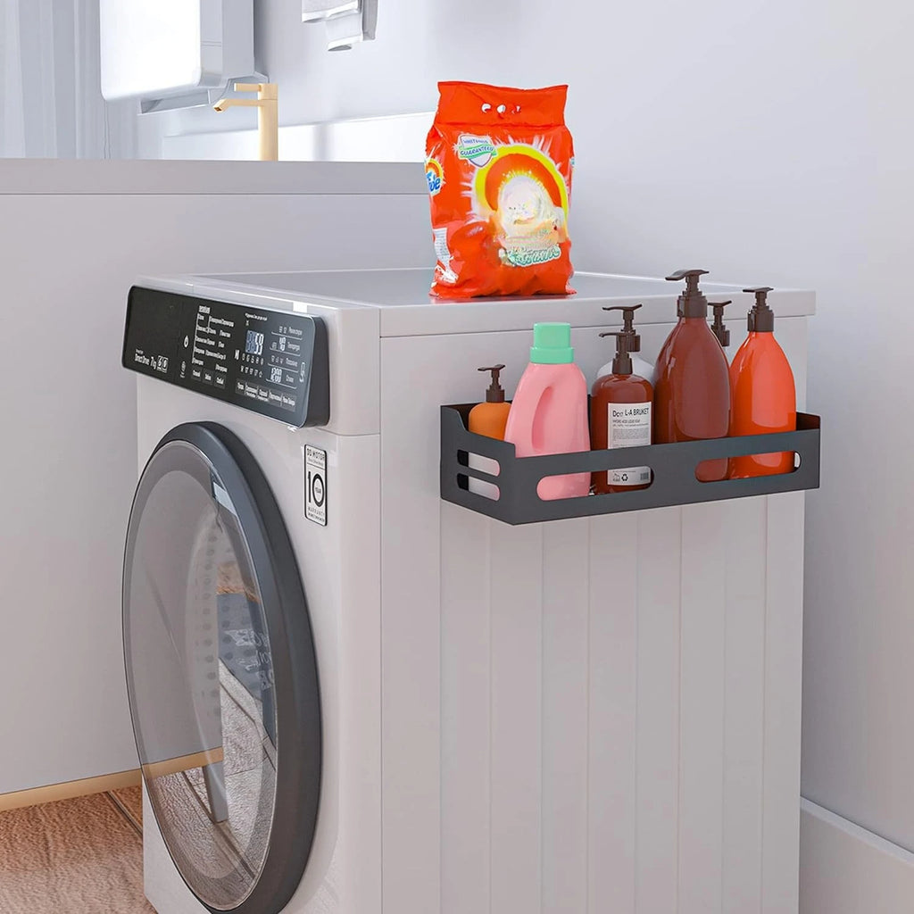 Magnetic Refrigerator Side Storage Rack No Punch Kitchen Organizer Microwave Oven Wall Mounted Shelf Multifunctional Holder