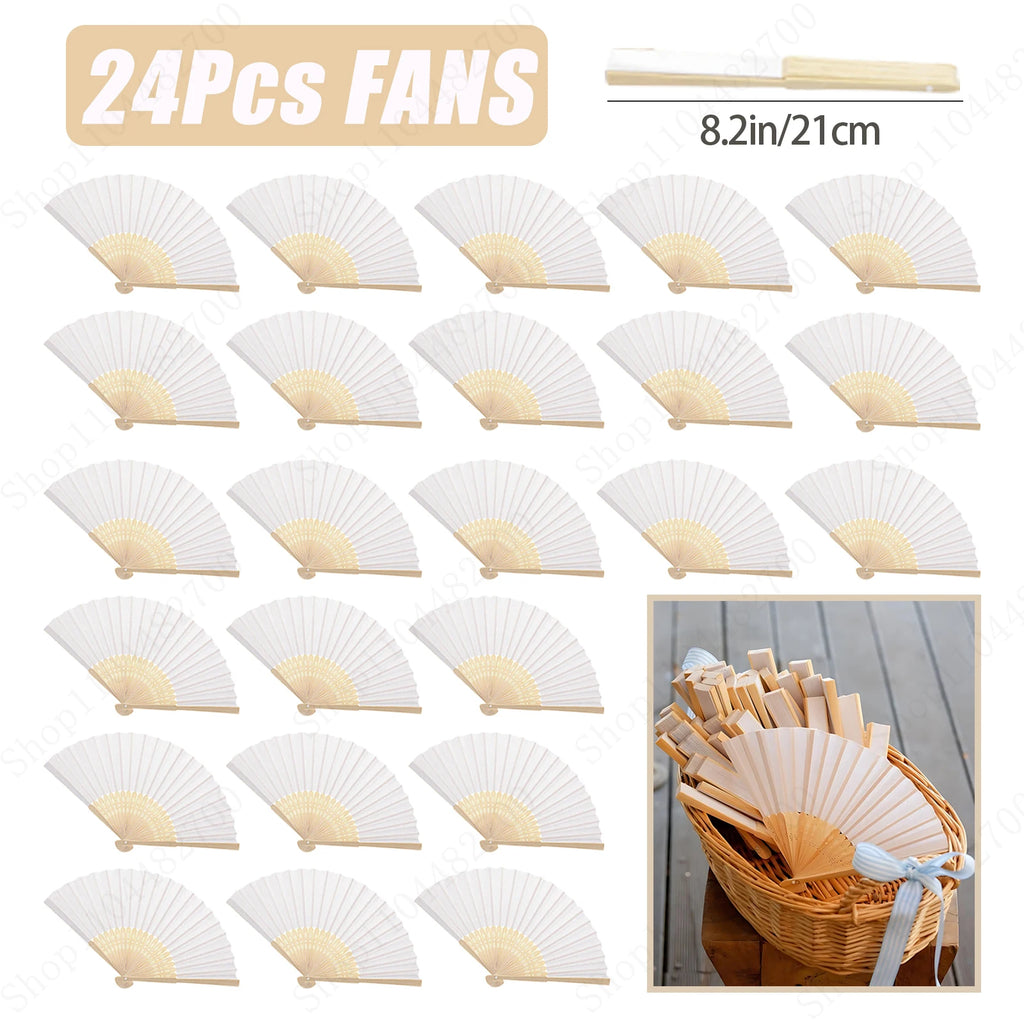 6-120Pcs 33inch Paper Umbrellas for Wedding Guest White Paper Parasol Umbrellas for Guests Wedding Photography Props with Fans
