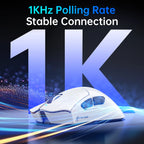 ATTACK SHARK V3PRO Ultra-Light Gaming Mouse with Charging Dock 2.4G Wireless Bluetooth Wired 1000Hz Polling Rate 25000 DPI