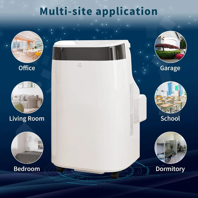 Jojoka Portable Air Conditioner with Remote Control, 10000 BTU Portabl
