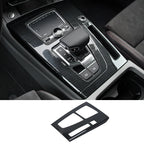 For Audi Q5 FY 2018 2019 2020 2021 Car Styling Interior Door Window Handle Panel Strips Cover Trim Carbon Fiber ABS