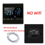 110V 120V 230V All Touch Screen Temperature Controller Thermoregulator Black Back Light Electric Heating Room Thermostat