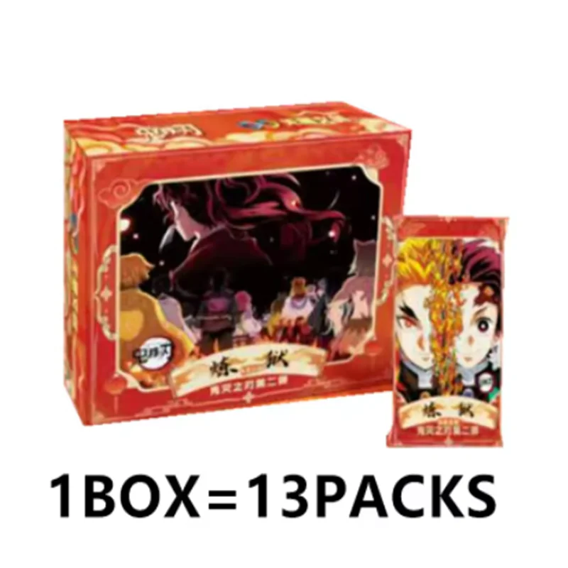 Genuine Demon Slayer Vol.6 Journey Trading Collection Card Treasured Blind Bags Animation Card Children's Toys Holiday Gifts
