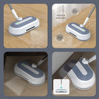 Wireless Electric Floor Mop 2000mAh Battery Spray Mill Mop Rotating Electric Flooring Wiper Water Mop Cleaner With LED Lighting