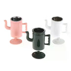 1:12 Cute Dollhouse Miniatures Kettle With Lid Models Kitchen Accessories For Doll House Decor Kids Pretend Play Toys DIY Gifts