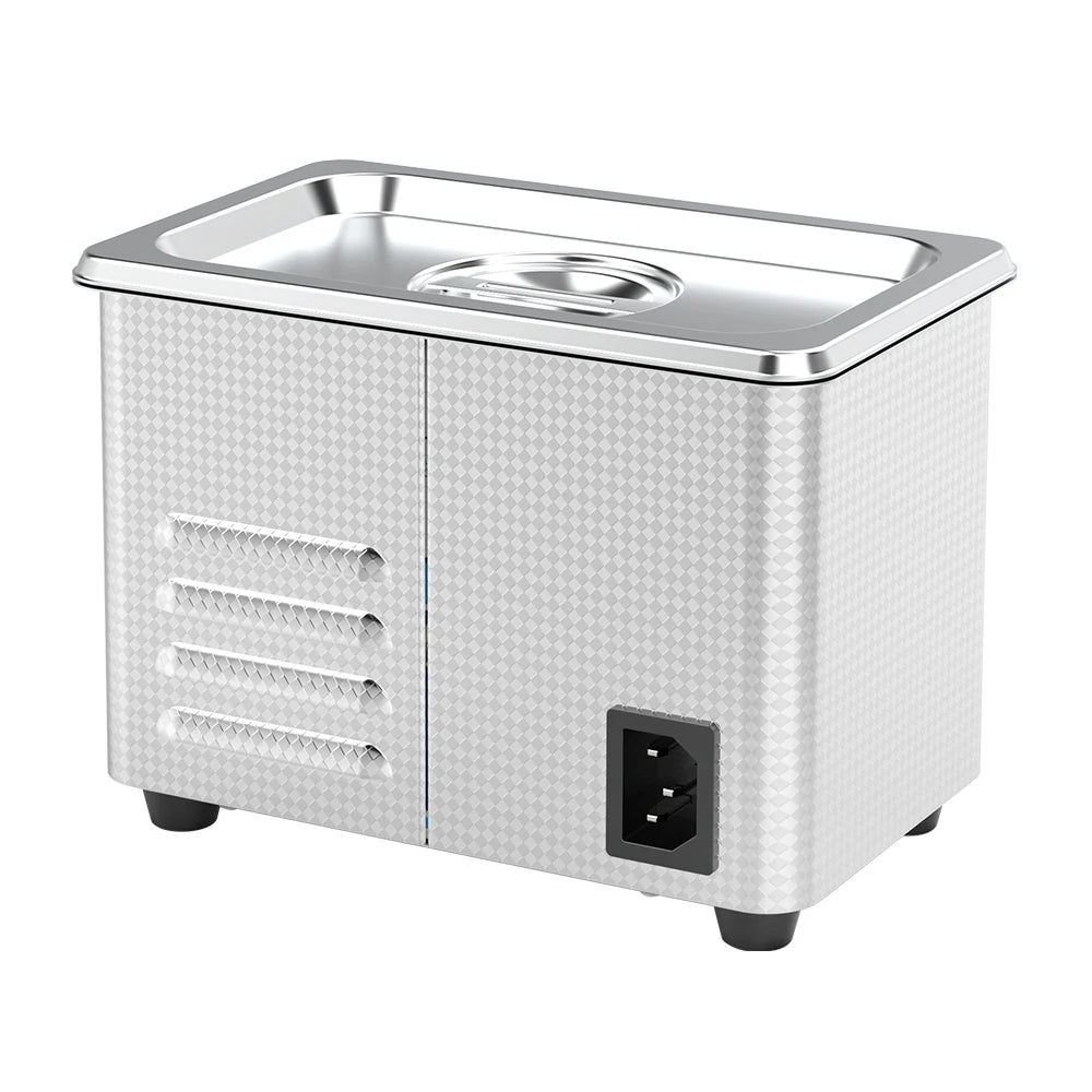Ultrasonic Cleaner 60W Ultrasound Glasses Cleaner 40KHz High Frequency Ultrasonic  Bath for Glasses Jewelry Necklace Cleaning