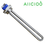 12V/24V DC Immersion Water Heater Submersible Heating Element with 1 Inch NPT Thread  Tubular Heater 150W/300W /600W SUS304