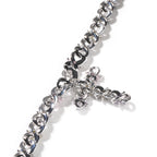Colorful Flower Cuban Chain - Full Paved Iced Out Baguette CZ Hip Hop Necklace | AlluCanFind