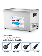 30L Ultrasonic Cleaner 40kHz Ultrasound Bath Heated Ultrasonic Cleaning Machine for Carburetor,Jewellery,Tools,Auto Parts etc
