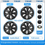 4PCS Hub Cap for Tesla Model Y 19 Inch New Car Wheel Cover Replacement Performance Automobile Full Rim Car Accessories 2018-2024