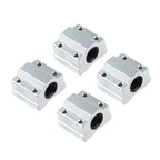 10pcs/Set Linear Rail Shaft Optical Axis 8mm 10mm 12mm + SK8/10/12 Shaft Support + SCS8/10/12UU Bearing Block For CNC Parts