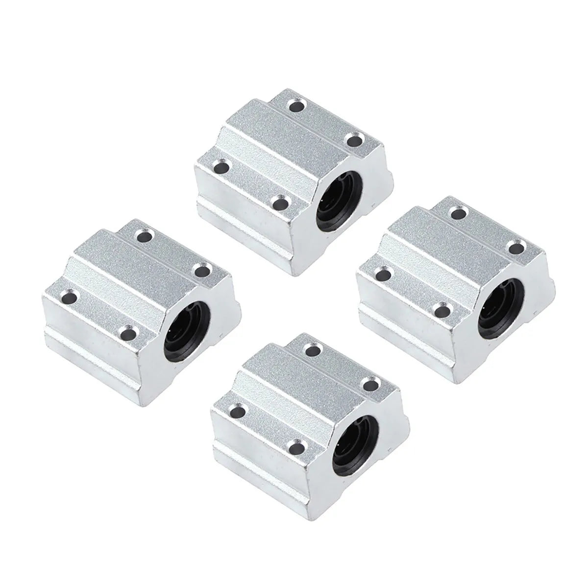 10pcs/Set Linear Rail Shaft Optical Axis 8mm 10mm 12mm + SK8/10/12 Shaft Support + SCS8/10/12UU Bearing Block For CNC Parts