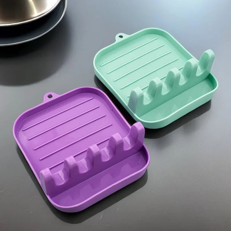 Kitchen Spatula Holders Tableware Pot Lid Cooking Tool Storage Rack Knife Fork Chopsticks Tableware Drain Rack Home Gadget