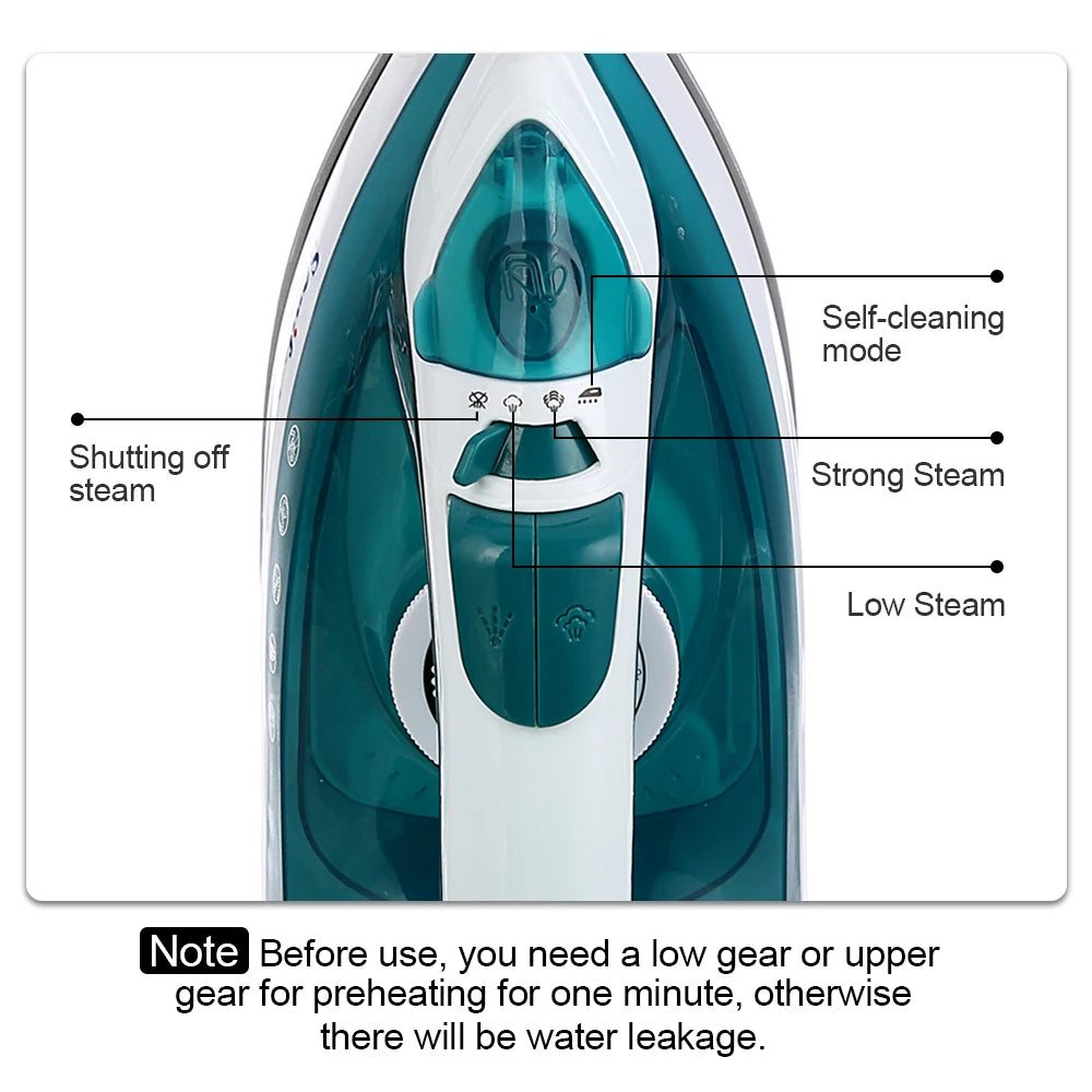 Electric Iron Portable Mini Garment Steamer Steam Iron For Clothing Ir