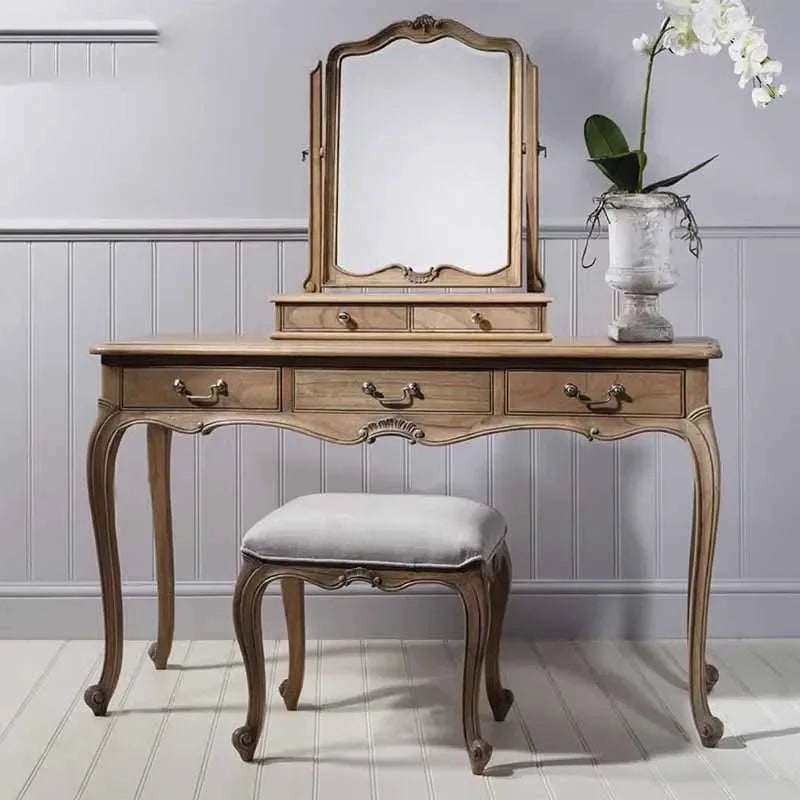 Organizer Modern Dresser Eithe Bedroom Stool Modern Women Wooden Dressing Table Makeup Study Service Schminktisch Home Furniture