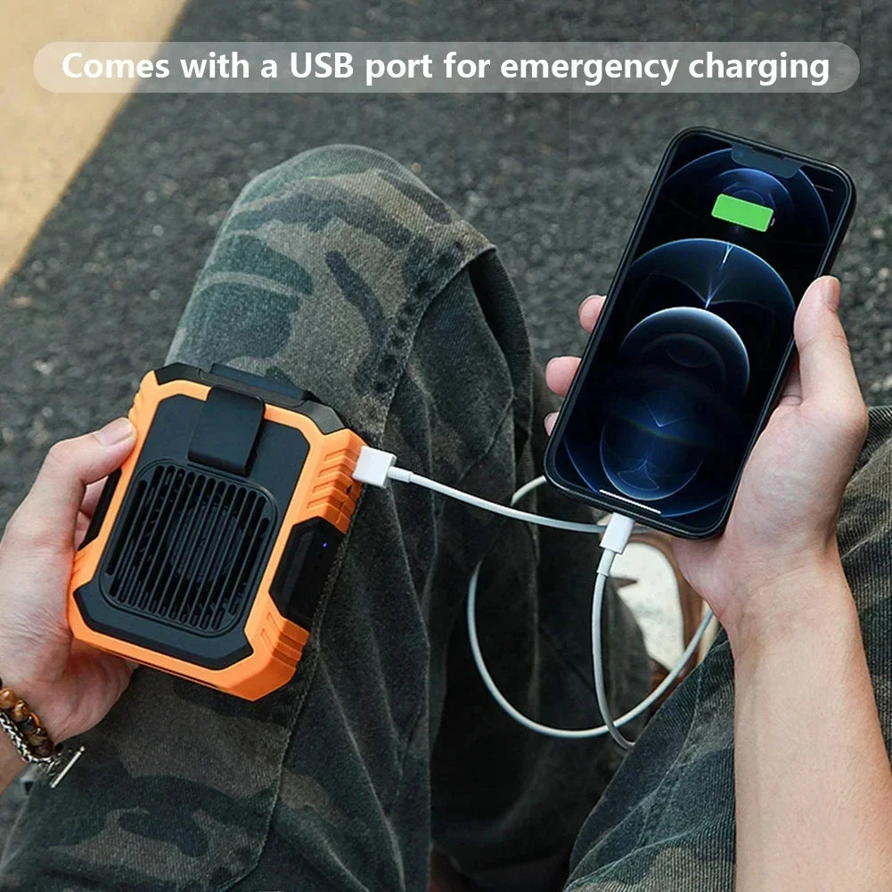 Xiaomi MIJIA 4000mAh Outdoor Hanging Neck Waist Clip Fan Wearable Port
