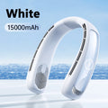 15000mah Portable Neck Fan Smart Digital Display USB Rechargeable Outd