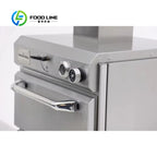 Customized Restaurant Hotel Kitchen High Quality Stainless Steel Commercial Fruit Wood Charcoal Steak Grill Oven