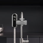 Fudeer Kitchen Instant Eectric Water Heater Tap Hot Water Faucet Heater Cold Heating Faucet Tankless Instantaneous Water Heater