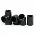 1PC 20~63mm Dark Grey UPVC Pipe Connector Straight Elbow Tee Garden Irrigation DIY Accessories Aquarium Water Tank Supply Joints