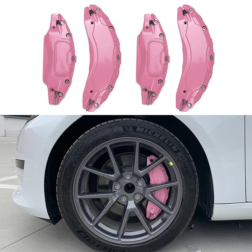 Fit For Tesla model Y 2019-2024 18 19 Inch Wheel Hub Brake Caliper Cover Car Modification Decoration Accessories, Colors