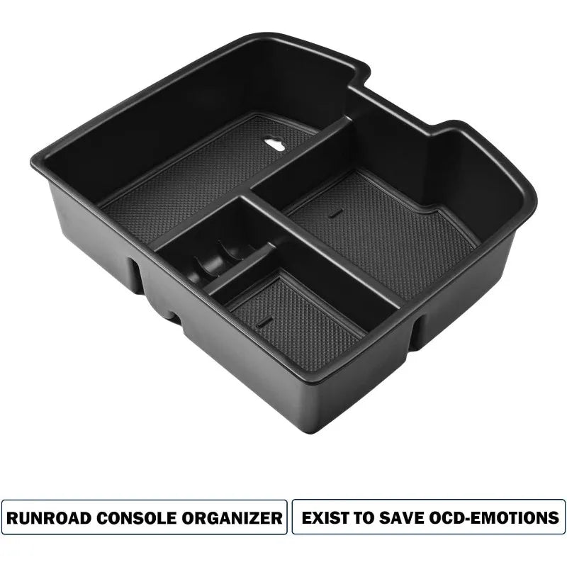 Console Organizer Compatible with 2007-2014 GMC Sierra 2500 3500/Chevy Silverado 2500 3500/Tahoe/Yukon XL/Suburban 1500 & 07-13
