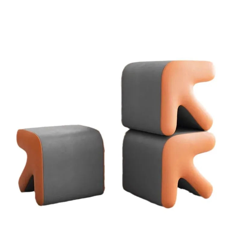 Realife Nordic Fitting Room Arrow Small Stool For Home Use Shoe Changing Stool Entrance Living Room Sofa Side Creative Low Stool